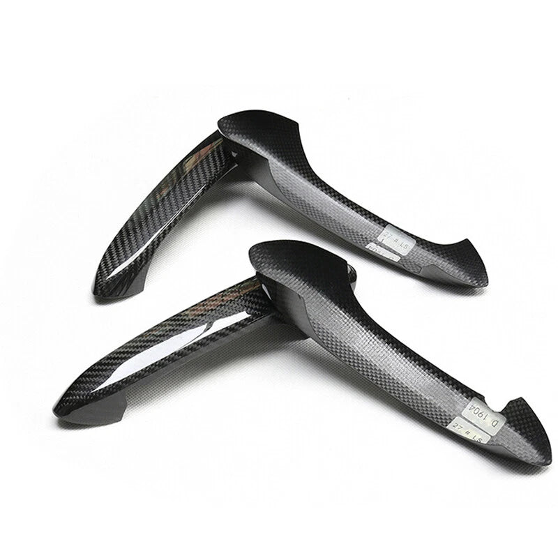 Car Carbon Fiber Outer Door Handle Cover Caps Trim fit For BMW Z4 2019-2022