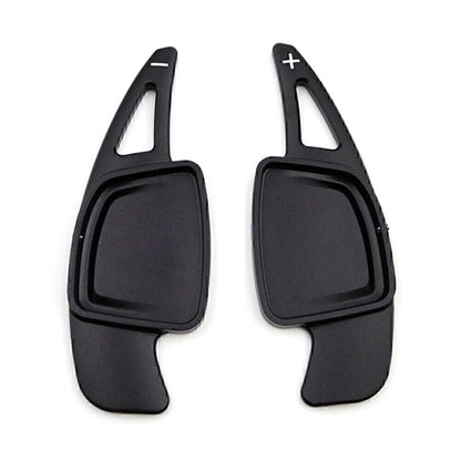 CNC Black Steering Wheel Paddle Shifter Extensions for Audi A6 A7 A8 S4 S5 (2019-2023)