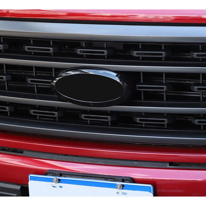Gloss Black Front Logo Badge Ring Trim for Ford F150 (2021-2022)