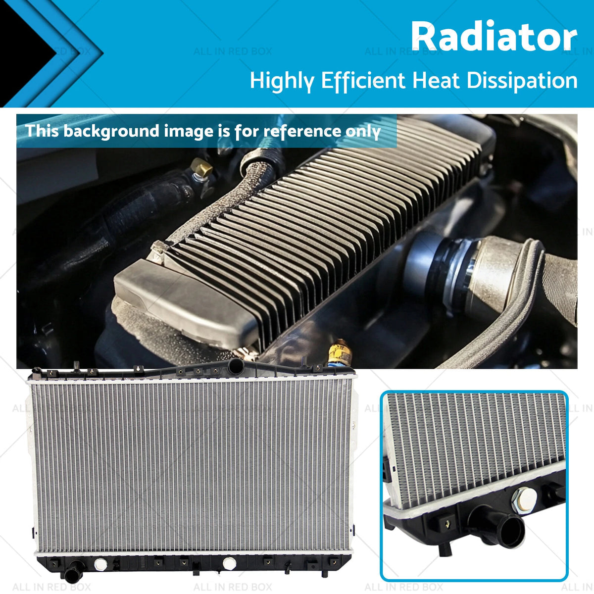 Radiator for Daewoo Tacuma, Lacetti, Holden Viva 1.8 (2000-2005)