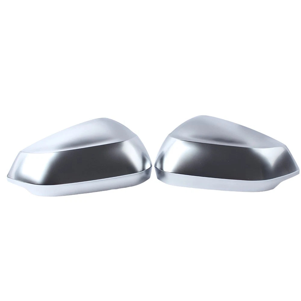 Pair Replacement Chrome Side Mirror Cap Covers for Audi Q2 (2019–2025)