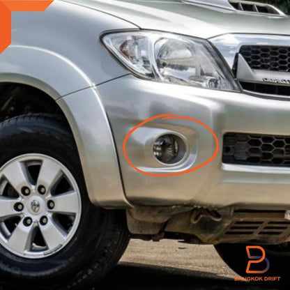 Front Bumper Fog Lights for Toyota Hilux Ute MK6 (2008-2011)