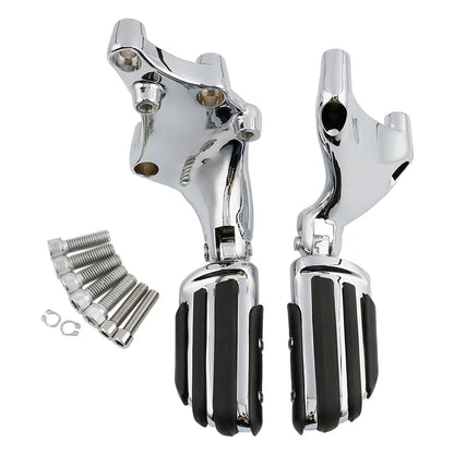 Chrome Passenger Footpeg Mount Bracket for Harley Sportster 883 1200 (14-22)
