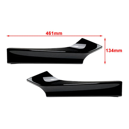 2 x Front Bumper Side Air Vent Splitter Lip for BMW 2 Series F22/F23 (2014-2022)
