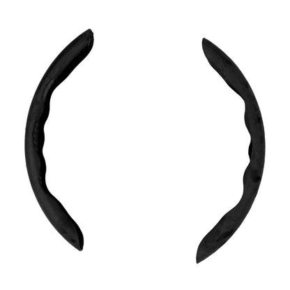 38cm Anti-Slip Steering Wheel Cover for Universal Car Black