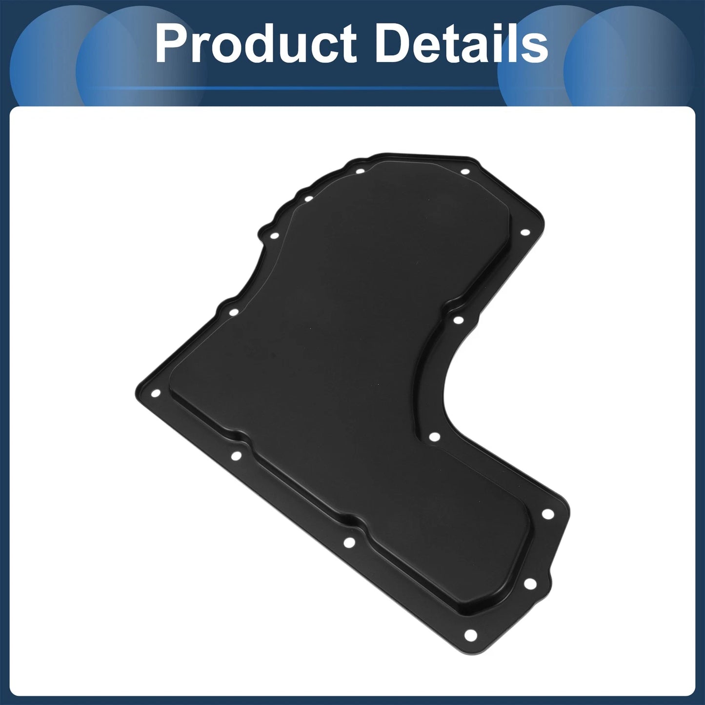 1 Pcs Engine Oil Pan for Chevrolet Cavalier (1995-2005) Iron Black