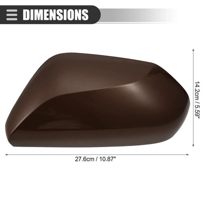 Left Side Mirror Cover Cap for Toyota Camry 2.5L L4 (2018-2023) Brown