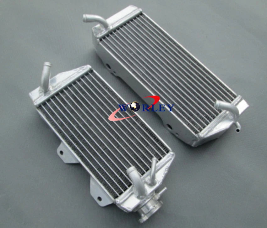 Aluminum Radiator & Blue Hose for Kawasaki KX450F KXF450 (2006-2008)
