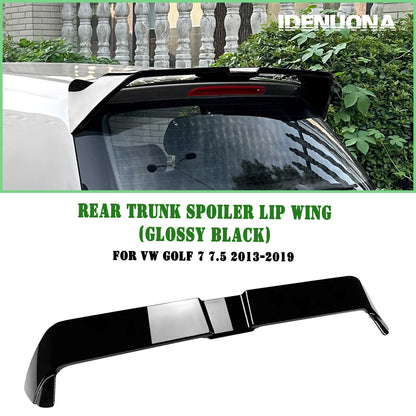 Gloss Black Rear Spoiler Lip for VW Golf 7/7.5 (2013-2019)