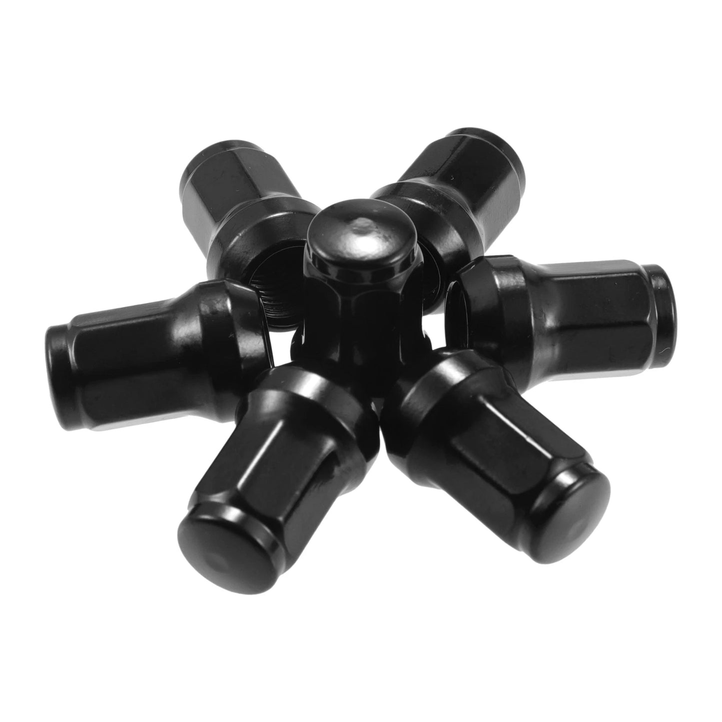 1 Set M12x1.5 Car Wheel Lug Nuts for Honda Chevy Nissan Black