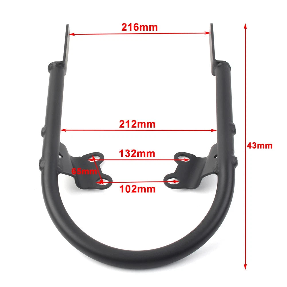 Rear Passenger Grab Rail & Rack Mount for Street Scrambler, Street Twin (2016-21)