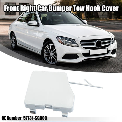 Front Right Tow Hook Cover for Subaru Forester (2015-2018) - White