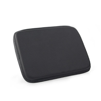 Carbon Fiber Center Console Armrest Cushion Mat Cover for Car