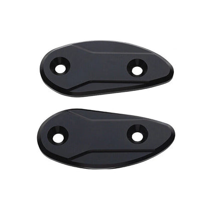 Rearview Mirror Block Off Base Plates for Honda CBR1000RR 2008-2017 Black