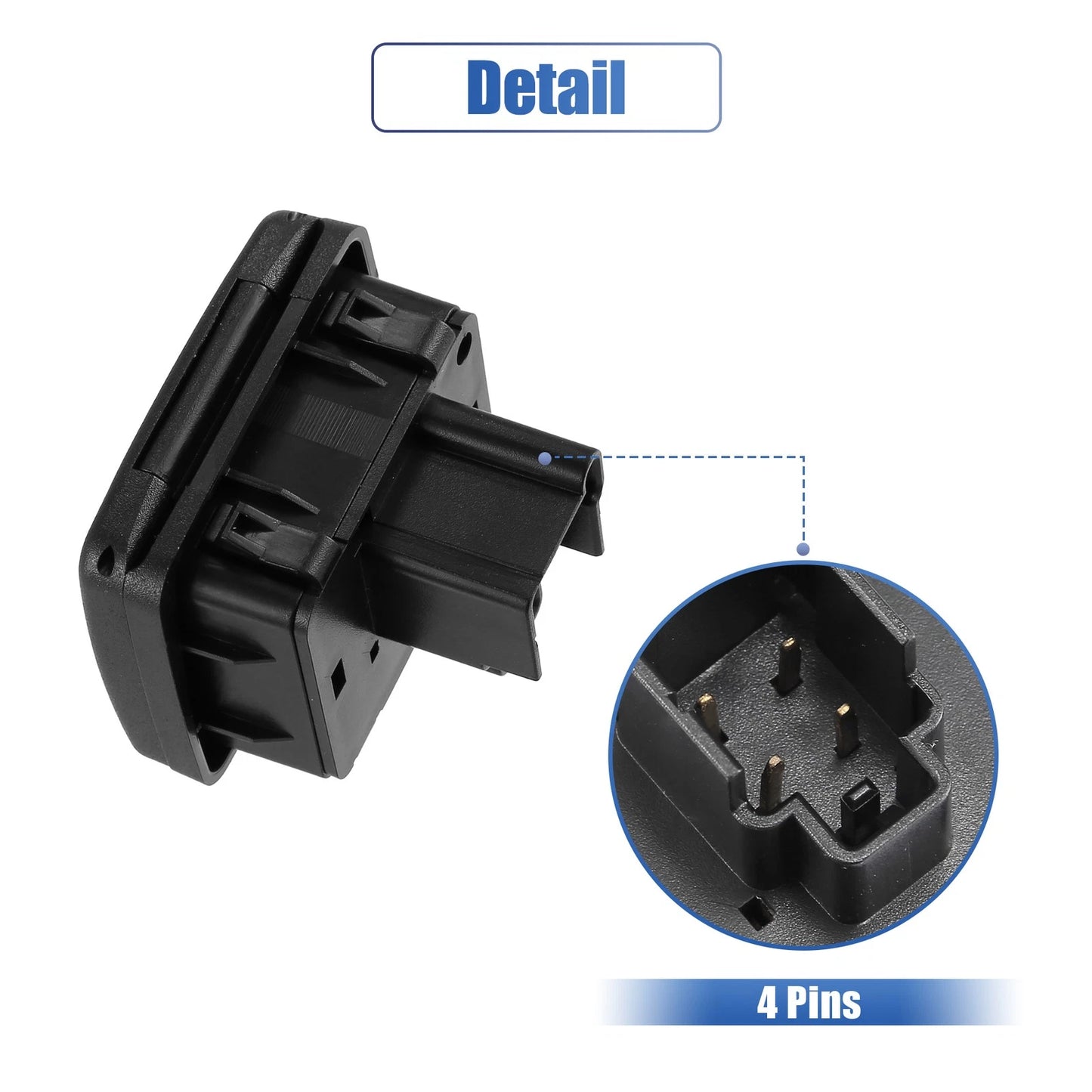 Center Console Rear Power Outlet Plug 110V for Ford F-150 (2015-2023)