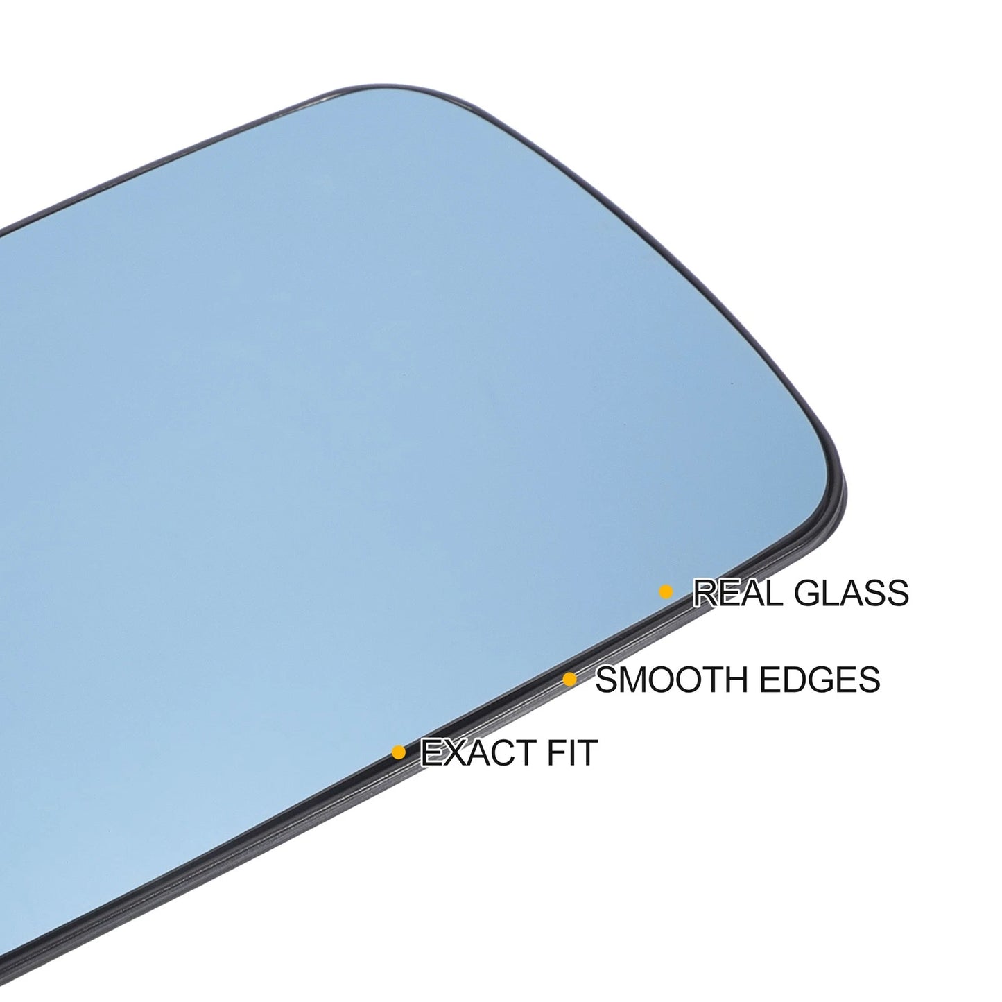 Left Side Blue Heated Mirror Glass for BMW 3 Series E30 E36 (1982-1999)