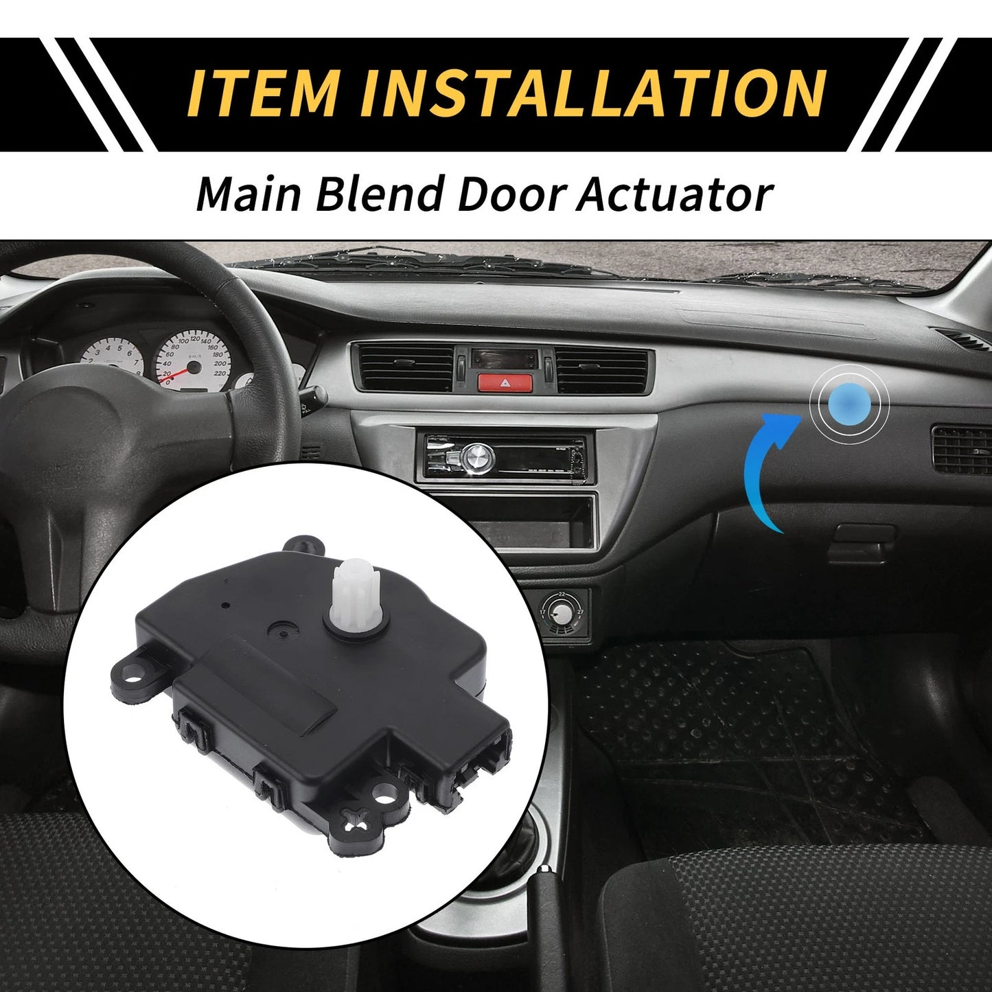 HVAC Air Door Actuator Heater Blend for Ford C-Max (2013–2018)