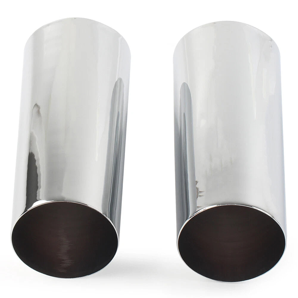 Smooth Fork Tube Slider Covers for Harley Electra Tri Glide FLHX (2009-2023)