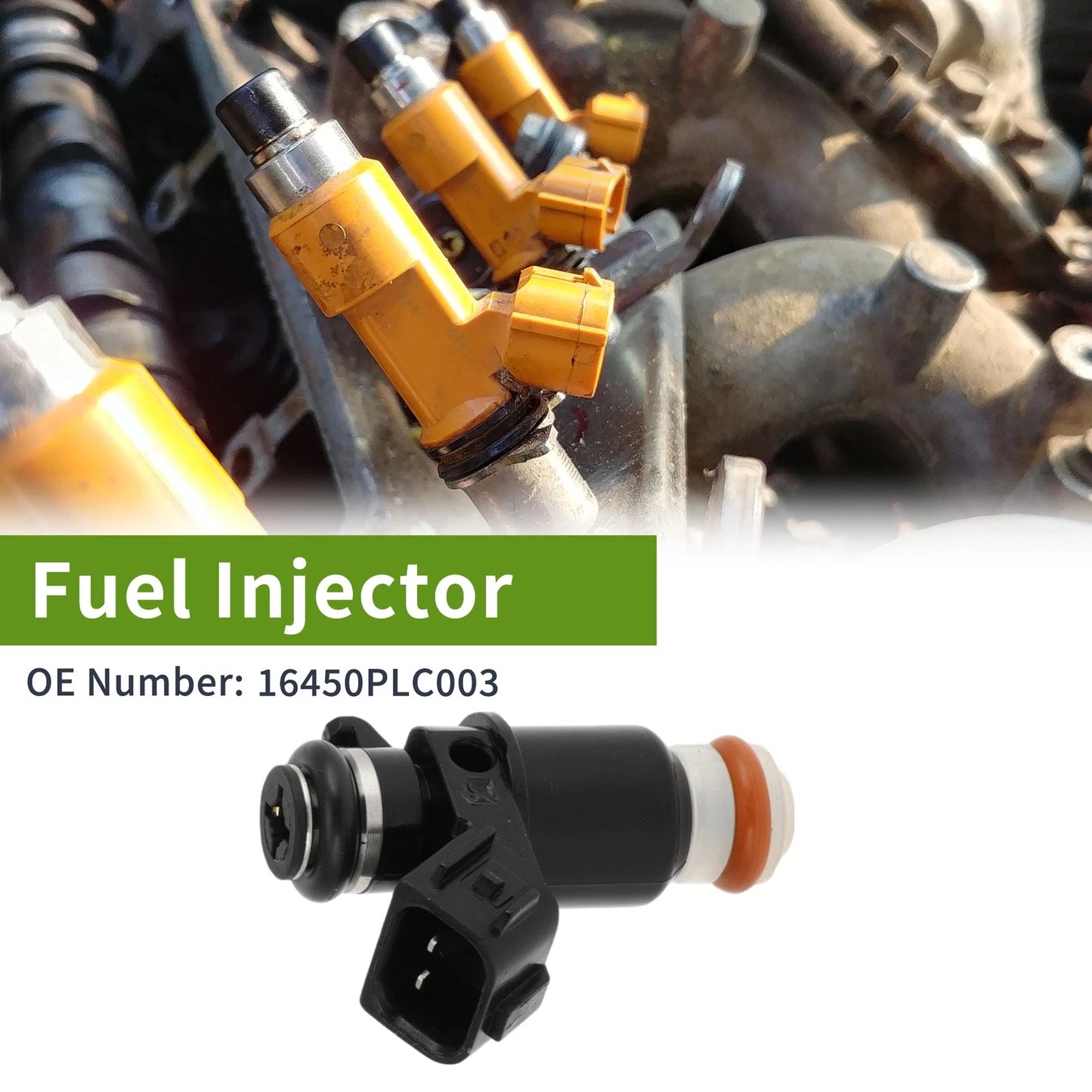 Fuel Injector 1 Pc for Honda Civic Si 2.0 (2002-2005) Black