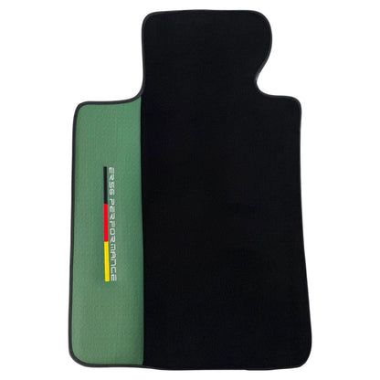 AutoWin Floor Mats for Rolls Royce Ghost Series II (2021-2024) Green Leather