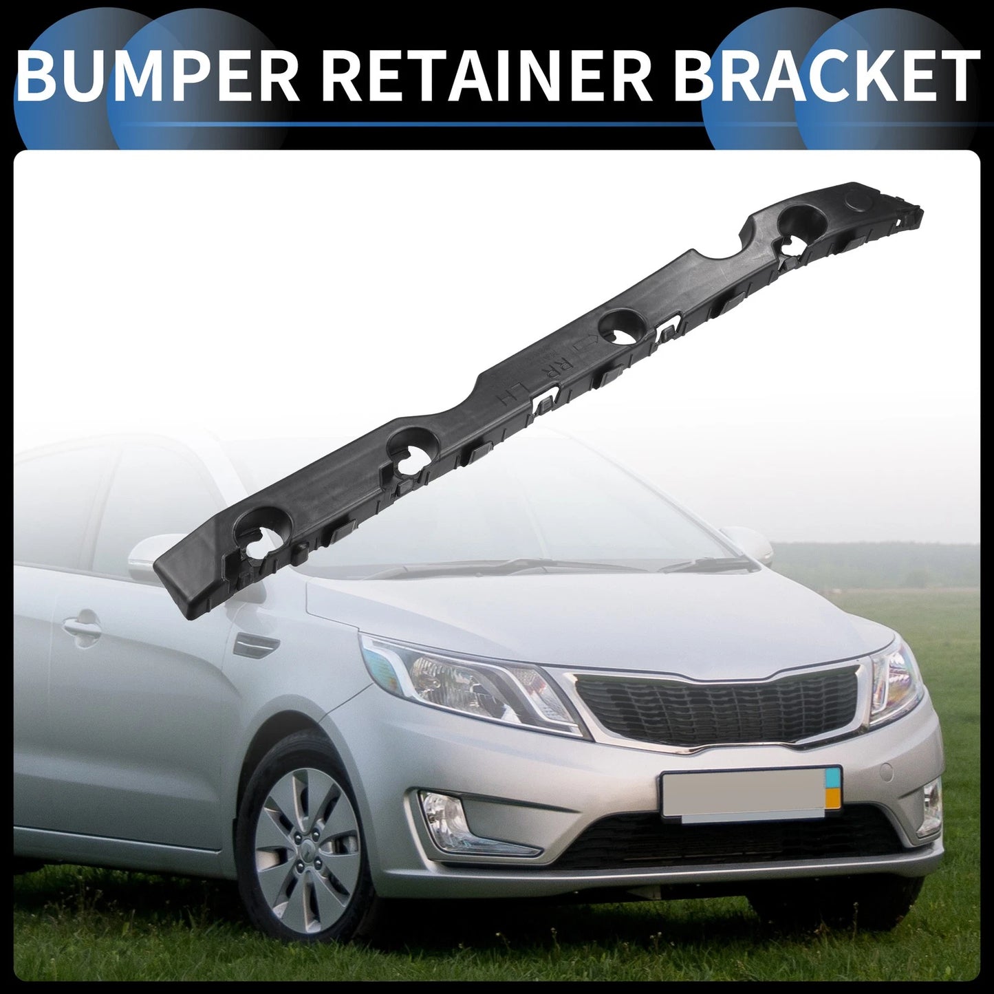 Left Rear Bumper Retainer Bracket for Kia Rio (2012-2017)