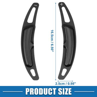 Auto Steering Wheel Shift Paddle Cover for Porsche Cayenne Black (Set of 2)