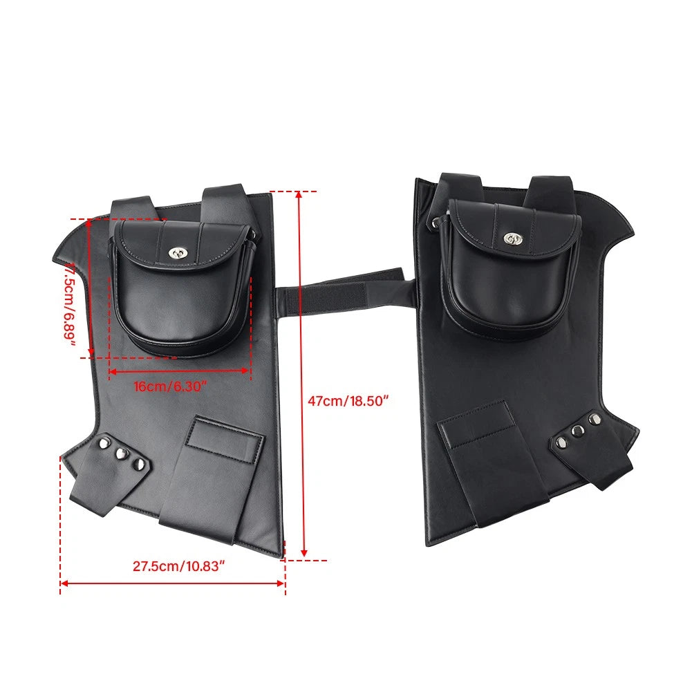 Soft Lowers Chaps Leg Warmers for Harley Electra Glide FLHT FLHS (1997-2009)
