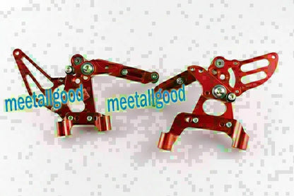 Adjustable Racing Footpegs for DUCATI 1199 (2012-2014) - Red Rear Set