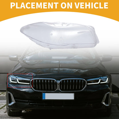 1 Pc Clear Front Right Headlight Lens Cover for BMW 528i (2011)
