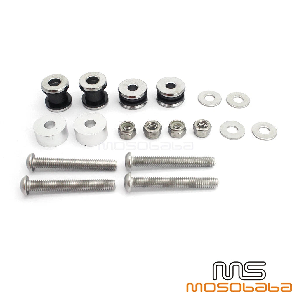 Detachable Sissy Bar Docking Hardware for Harley FLSTC FXSTSB FXSTS FXSTC FLSTF (2005-2017)