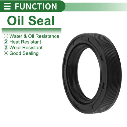 Oil Seal NBR Rubber Rotary Shaft Seal 38x55x12mm Black for Make Model