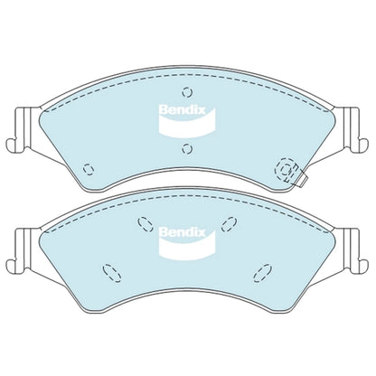 2x Front Disc Brake Rotors + 4WD Pads for Mazda BT-50 (2011 - 2019)