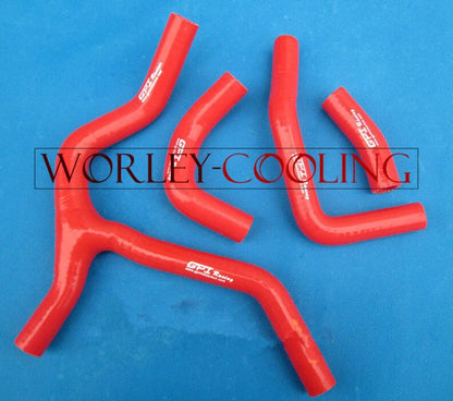 RED Silicone Radiator Y Hose Kits for Honda CRF450R (2015-2016)