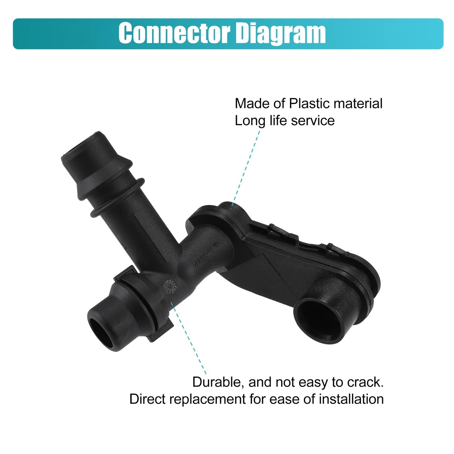 Coolant Hose Connector for BMW 323i, 325i (1999-2000)