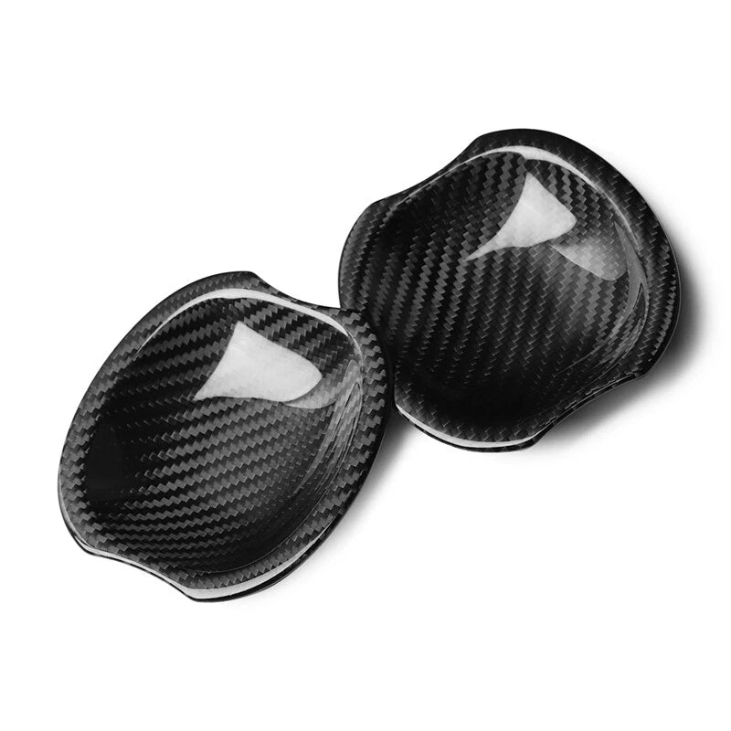 4pcs Real Carbon Fiber Door Bowl Cover Trim Fit For Benz G500 G350 2010-2018