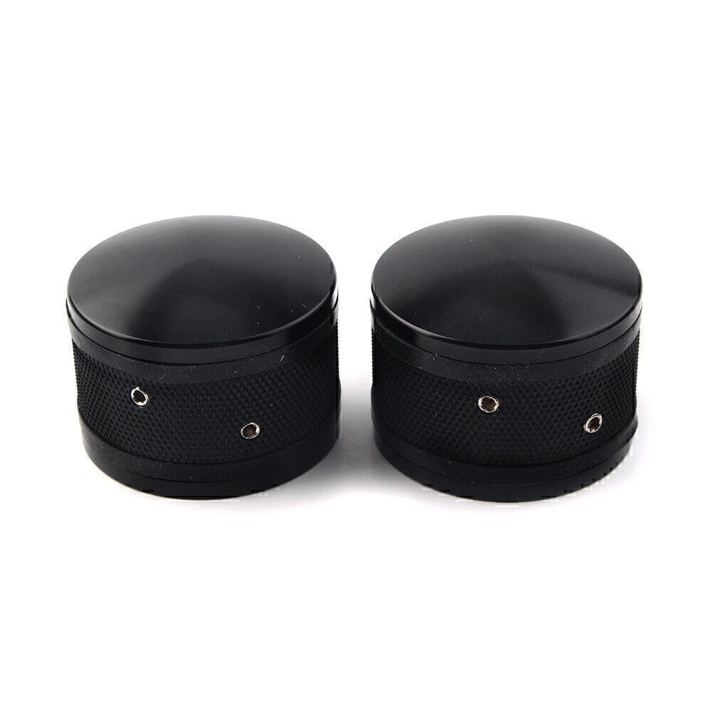 CNC Front Axle Nut Cover Caps for Harley Sportster Softail Road King