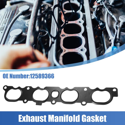 Exhaust Manifold Gasket & Engine Intake Seal Black for Buick Regal