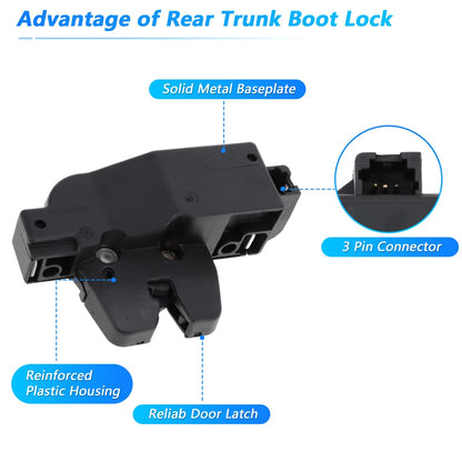 Rear Trunk Latch Lock Actuator for Peugeot 206 SW (2002-2010)