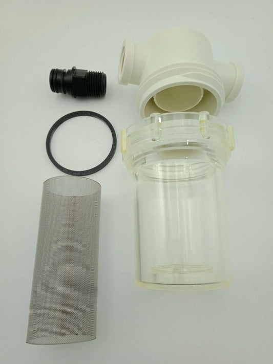 Shurflo Raw Water Strainer 1/2" Inlet for Shurflo Pumps