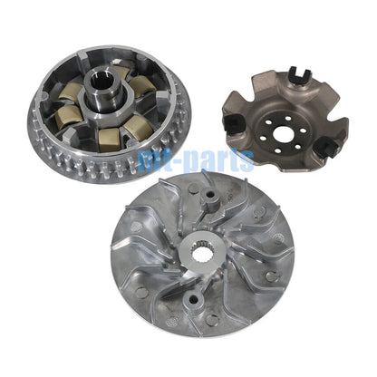 Clutch Variator Pulley Set for Kymco ATV MXU150, Mxer 150 (2016-2018, 2002-2011)