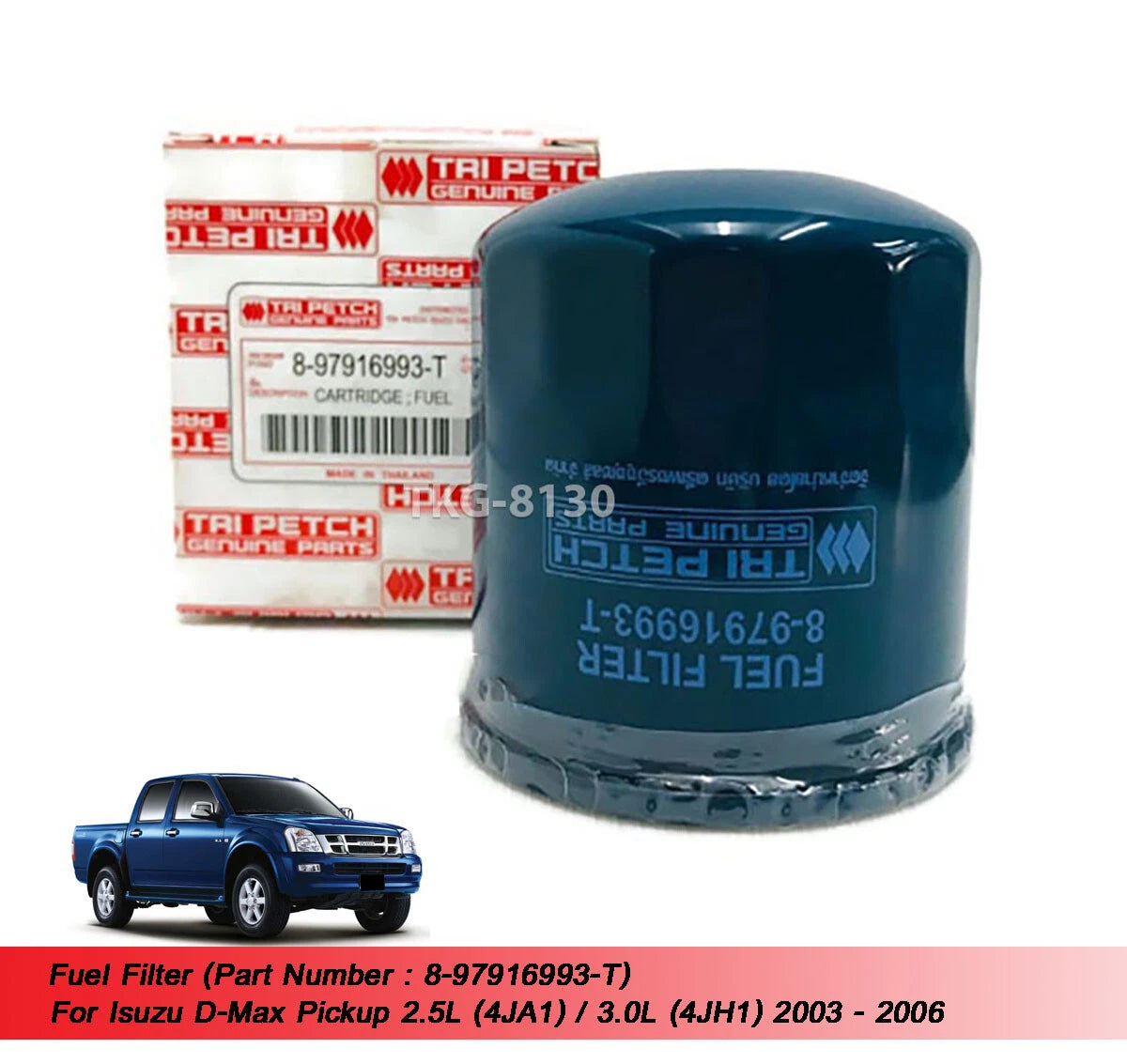 Fuel Filter for Isuzu Dmax 2.5 4JA1 3.0 4JH1 (2003-2006)