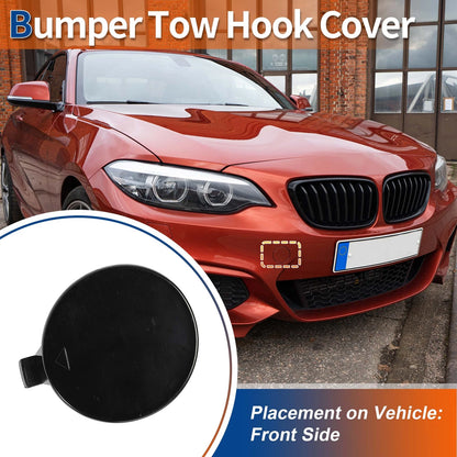 Bumper Tow Hook Cover for BMW 2 Series (2014-2021) Unpainted