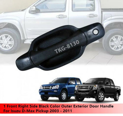 Black Front RH Outer Door Handle for Isuzu Dmax Ute(2003-2011)