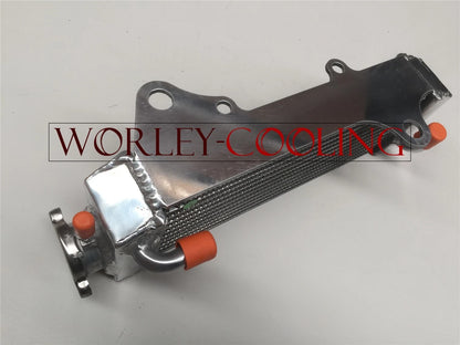 Aluminum Radiator + Red Hoses for Honda CR85R CR80 (1997-2008)