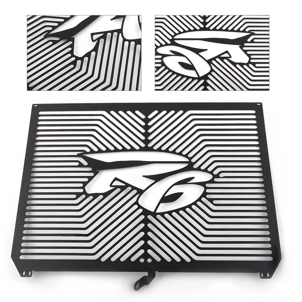 Radiator Grille Guard Cover for YAMAHA YZF-R6 (2017-2020) - Black