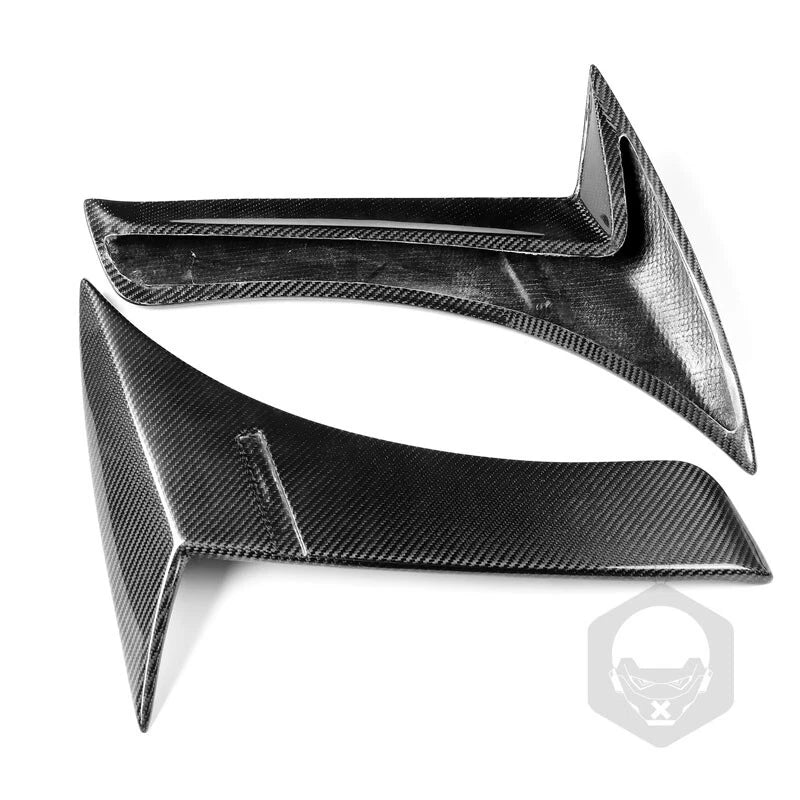 Carbon Fiber Side Air Vent Fender Fins for Mercedes Benz W222 S63 S65 AMG Sedan