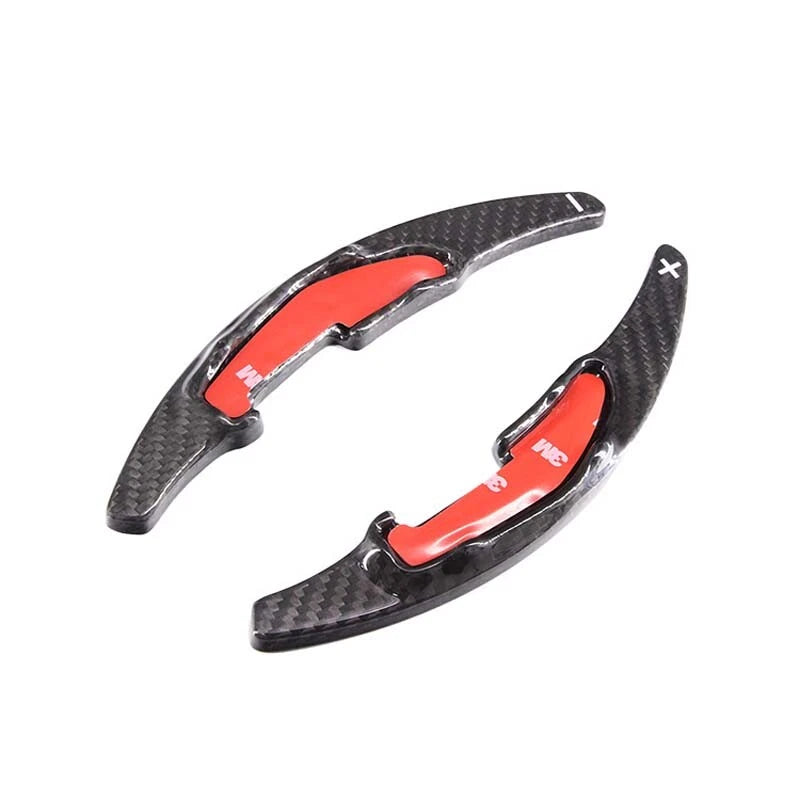 Real Carbon Fiber Steering Wheel Shift Paddle Switch Fit For BMW M3 2014-2018