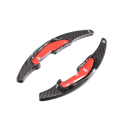 Real Carbon Fiber Steering Wheel Shift Paddle Switch Fit For BMW M3 2014-2018