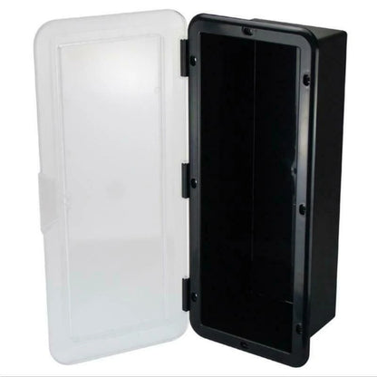 Fire Extinguisher Holder Black Clear Door for Caravan Boat RV 2KG Can