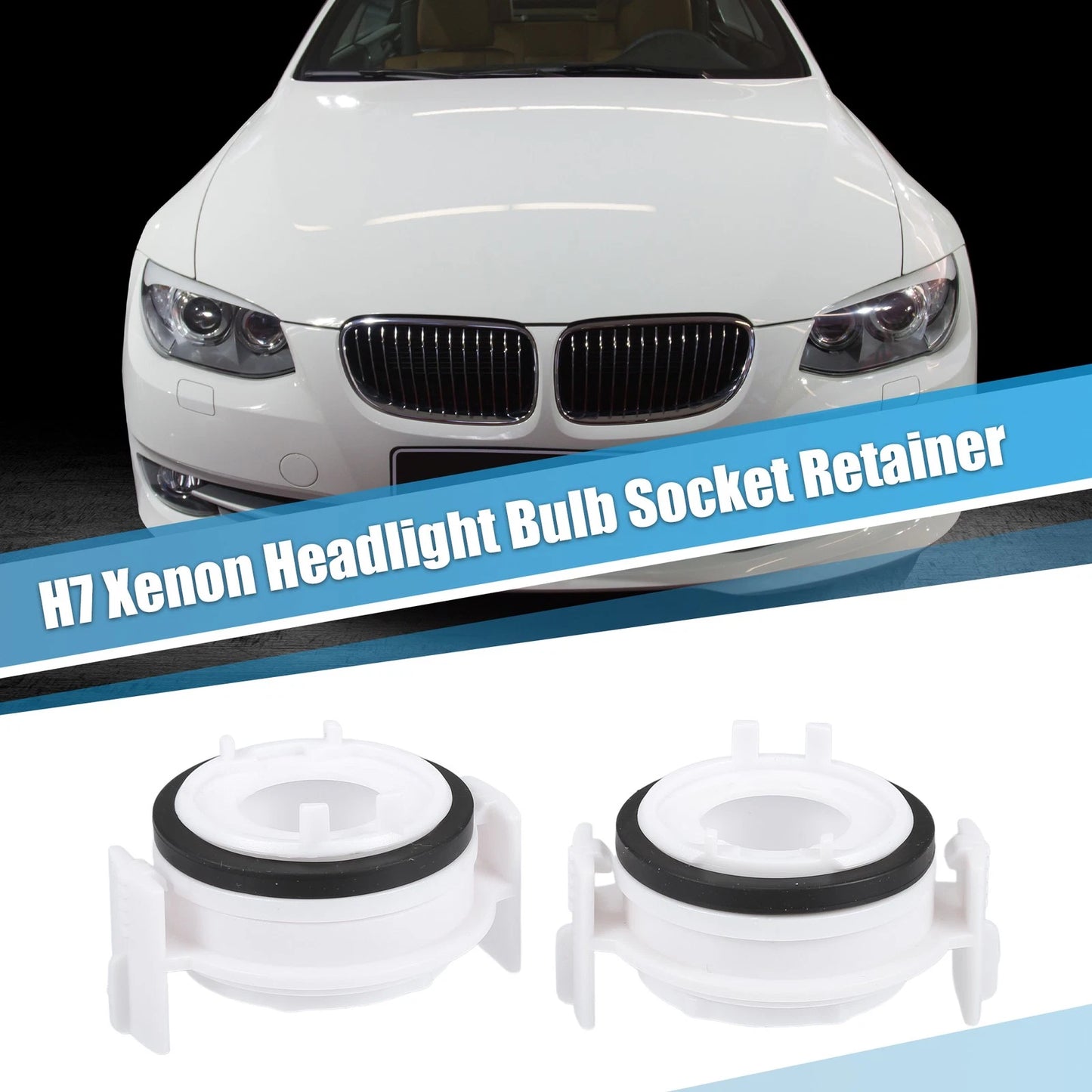 H7 Xenon Headlight Bulb Retainer Adapter for BMW 325i (2004)